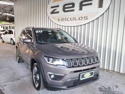 JEEP - COMPASS 2.0 16V FLEX LONGITUDE AUTOMÁTICO - 2019/2020 - CINZA - R$ 101.500,00