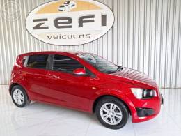CHEVROLET - SONIC 1.6 LT 16V FLEX 4P MANUAL - 2012/2013 - VERMELHA - R$ 38.500,00