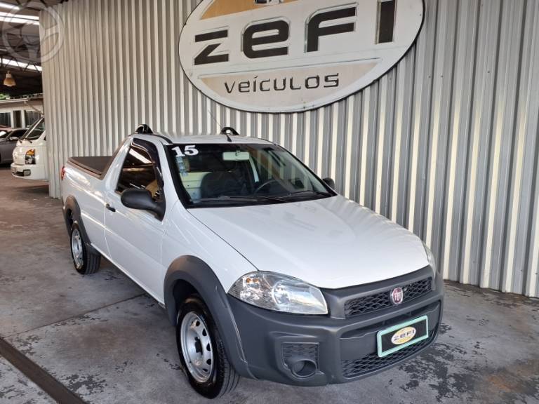 FIAT - STRADA 1.4 MPI WORKING CS 8V FLEX 2P MANUAL - 2014/2015 - BRANCA - R$ 49.900,00