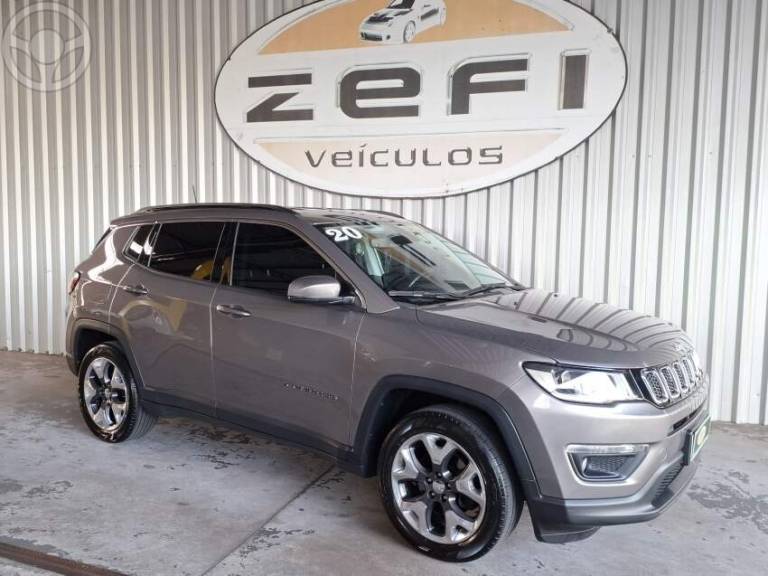 JEEP - COMPASS 2.0 16V FLEX LONGITUDE AUTOMÁTICO - 2019/2020 - CINZA - R$ 103.500,00