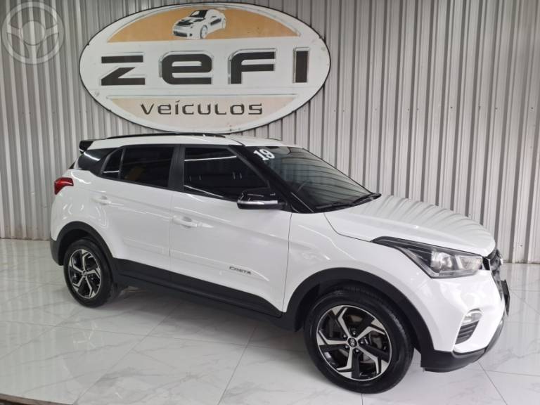 HYUNDAI - CRETA 2.0 16V FLEX SPORT AUTOMÁTICO - 2018/2019 - BRANCA - R$ 93.900,00