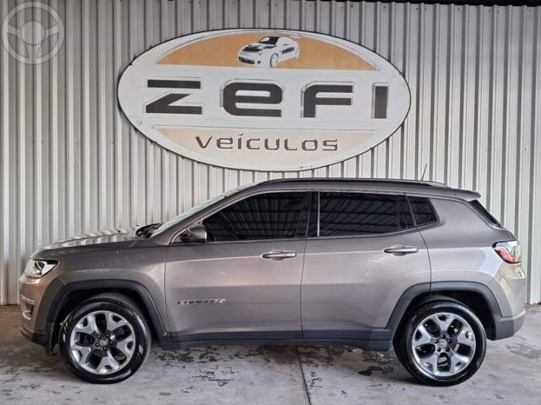 JEEP - COMPASS 2.0 16V FLEX LONGITUDE AUTOMÁTICO - 2019/2020 - CINZA - R$ 103.500,00