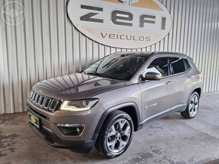 JEEP - COMPASS 2.0 16V FLEX LONGITUDE AUTOMÁTICO - 2019/2020 - CINZA - R$ 103.500,00