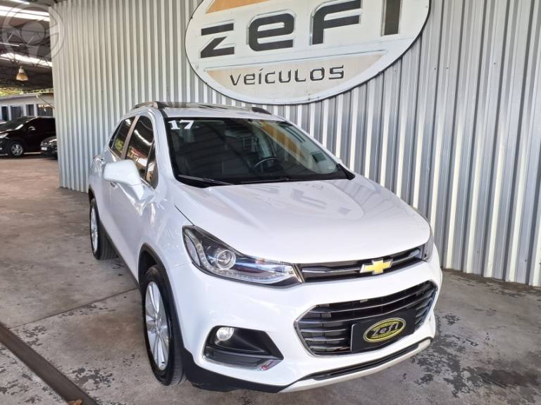CHEVROLET - TRACKER 1.4 16V TURBO FLEX LTZ AUTOMÁTICO - 2016/2017 - BRANCA - R$ 85.900,00